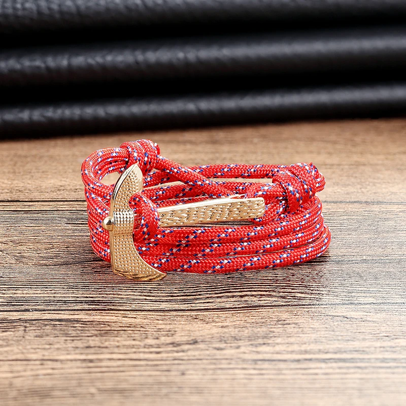 LIVVY new alloy ax bracelet multi-layer nylon rope men and women friendship high-quality men's jewelry gifts | Украшения и