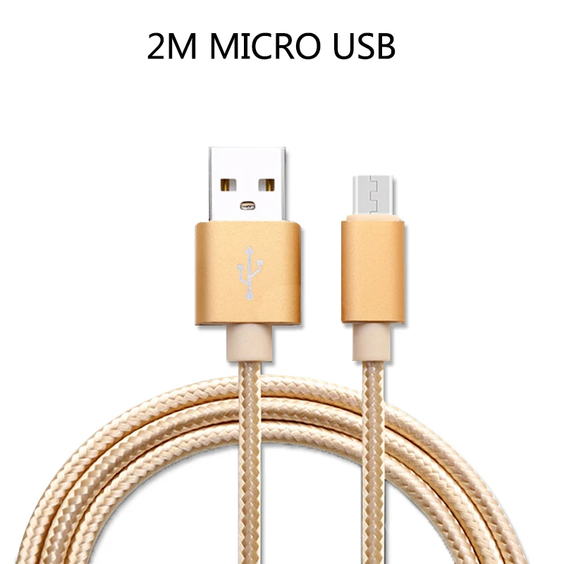 1 M/2 M 2A Micro USB кабель для синхронизации данных и зарядного устройства провод Samsung