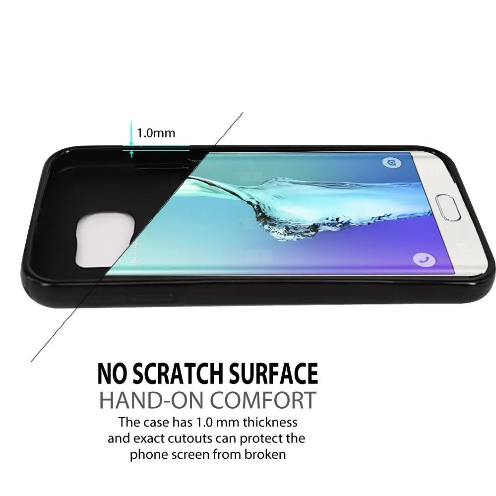 S4 S5 S6 Чехол S-Line Wave мягкий гелевый силиконовый чехол из ТПУ для Samsung Galaxy Mini S7 Edge S8 Plus