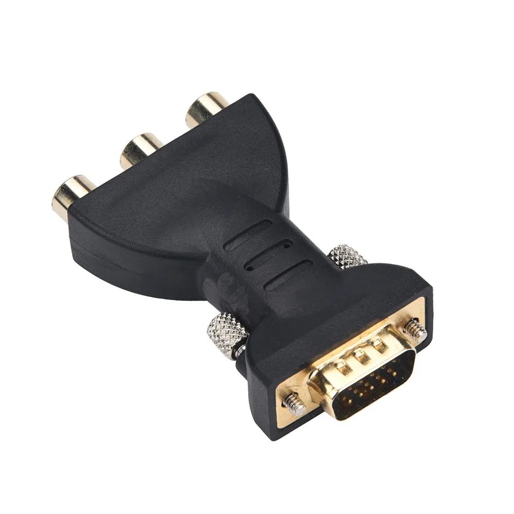 Адаптер ТВ lcd RCA RGB видео Женский в HD 15 Pin VGA Компонентный конвертер адаптер 1 шт. l929