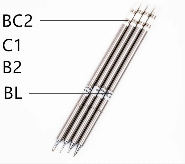 BC2 C1 B2 BL T12 наконечник для hakko T12-BC2 C1 BL B2 паяльник наконечники серии T12 паяльная станция FX-951 - Цвет: BC2 C1 B2 BL