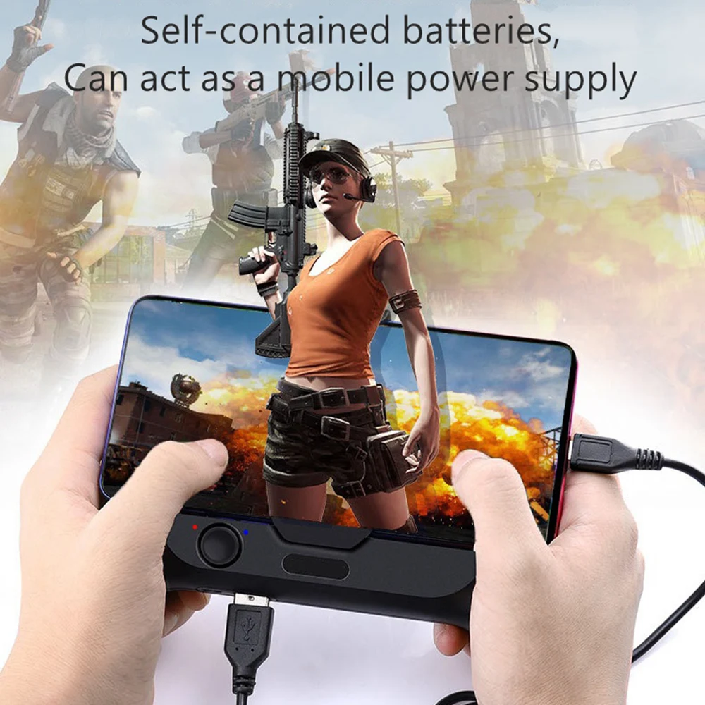 Мобильный телефон PUBG игровой коврик охлаждающий вентилятор пожарный контроллер геймпад для xiaomi iphone джойстик с батареей 2000 мАч