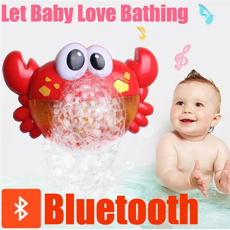 Перезаряжаемые Bluetooth Динамик Краб пузырь машина автоматическая Bubble Maker музыка