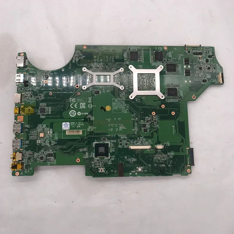 Высококачественная материнская плата для ноутбука MSI GE72 MS-16J21 с процессором SR2BP I7-5700HQ и GTX950M N16P-GX-A2 полностью протестирована