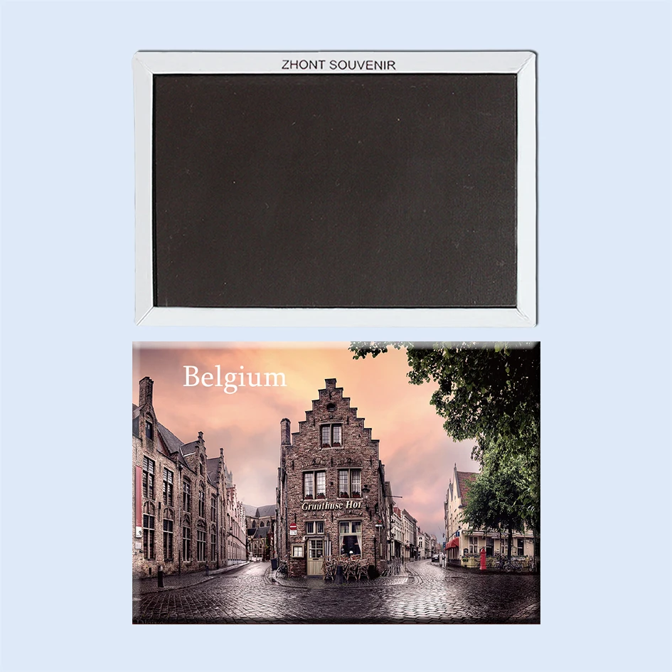 Сувениры для путешествий тихая улица Бельгия магнитный холодильник 22971 подарки