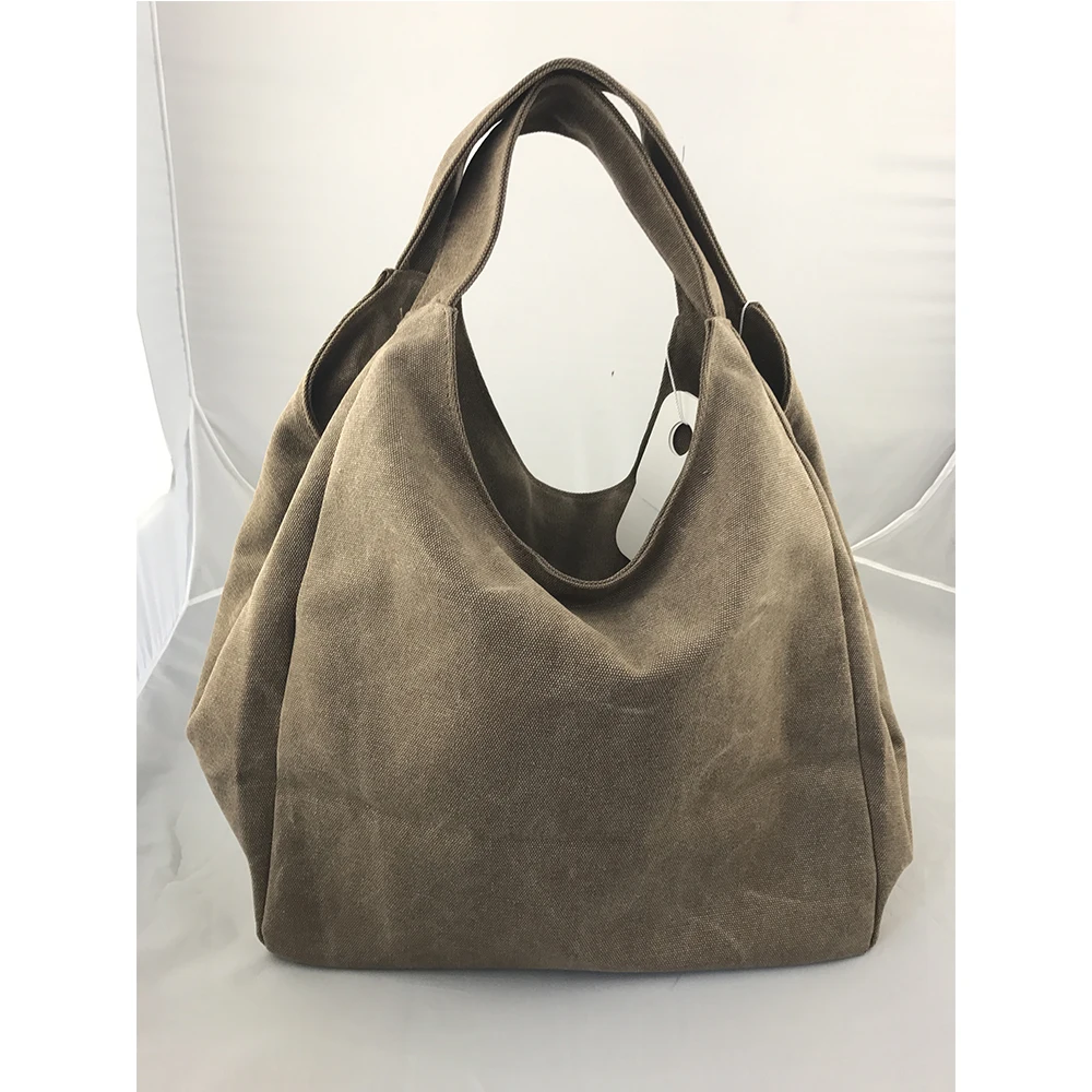 Скидка 10%! Настоящие фото Для женщин Повседневное холст сумки известный дизайнер