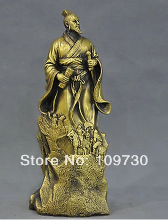 Bir 001156 12 ''Китайский древний писатель войны Sun Tzu бронзовая статуя | Дом и сад