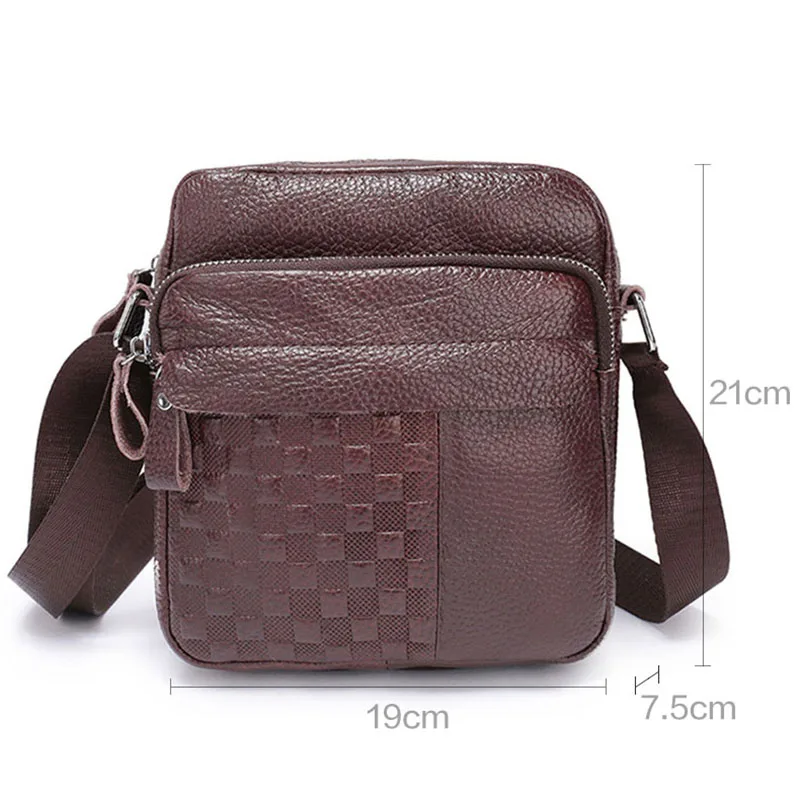 

Retro High Quality Genuine Leather Bag Male Cowhide Shoulder Crossbody Bag For Man Handbags Men Messenger Bags Famous Brand