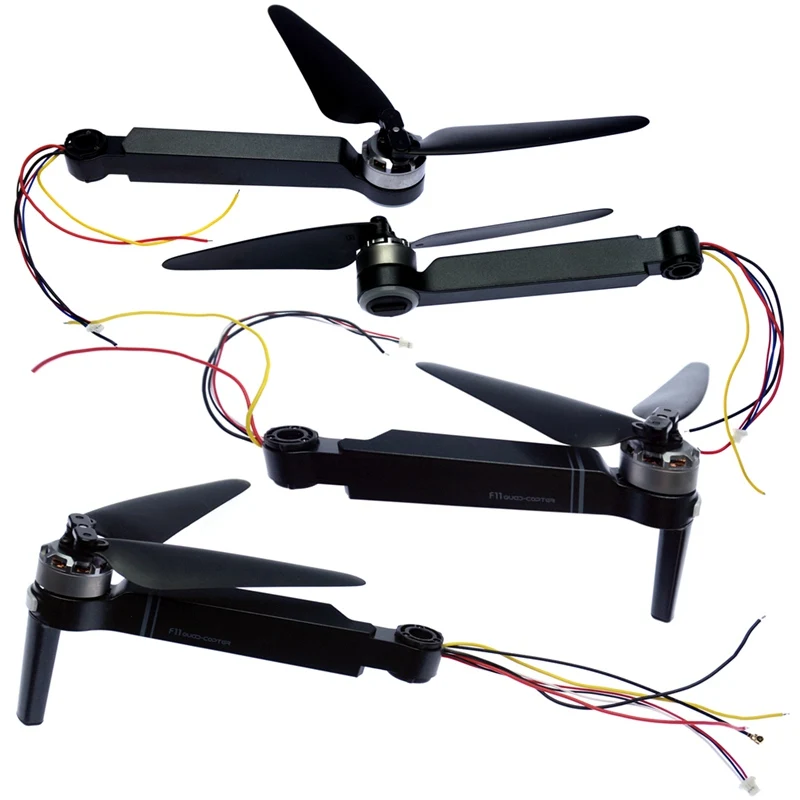 4pcs Arms Запасные части Лопасти пропеллера корпус камеры пульт дистанционного управления для SJR/C F11 SJRC F11 RC Квадрокоптер Дрон аксессуары F11Pro - Цвет: 4pcs Arms