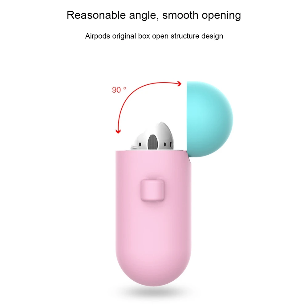 Силиконовый наушник чехол для i7 TWS AirPods крышки корпуса противоударный защитный