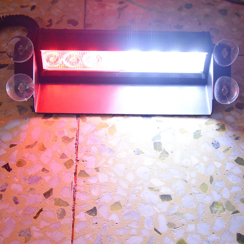 12В 8LED подсветка стробоскопические огни с присоской для мотоцикла автомобиля два