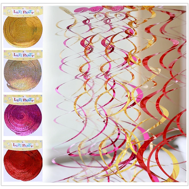 Потолочный вихревой зеркальный шар 2 компл./лот спиральная подвеска в виде цветов