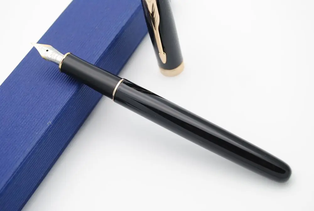 JINHAO 601a Ретро кольчуга авторучка F чернильная ручка NIB