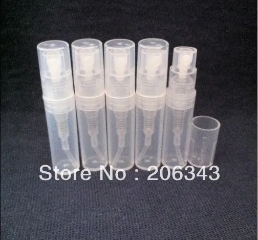 2ml3ML пластмассовый распылитель для духов бутылки используется парфюмерных