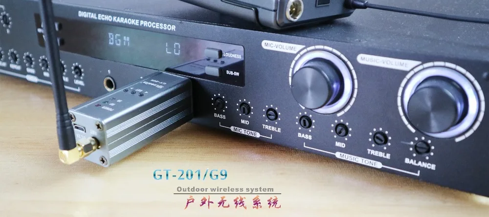 GT 201/G9 наружная беспроводная ИК микрофон UHF система для музыкальный инструмент