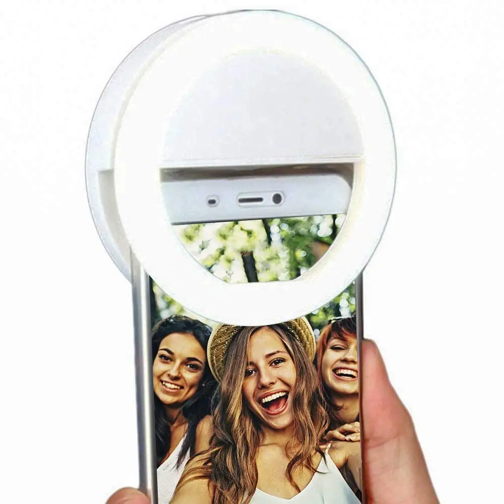 USB светодиодный Selfie Ring Light Макияж свет для улучшения освещения телефона Ночная