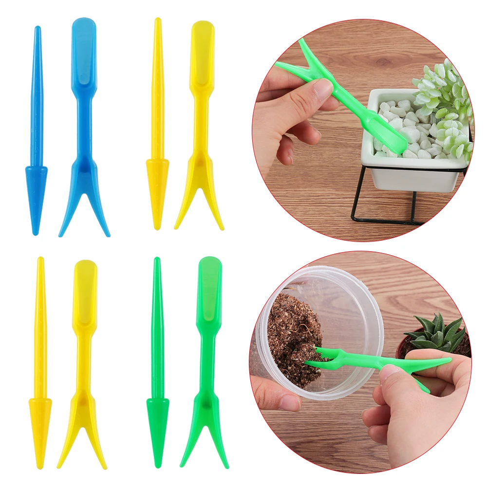 Hot Sell 2pcs/set Transplanting Device Planters Seedling Plant Digging Tool Set for Seedling Garden Bonsai Fertilizer Drilling