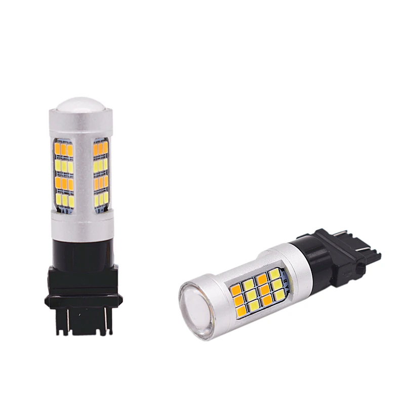 2 шт. T25 3157 7443 светодиодный указатель поворота горки 42smd 2835 Светодиодные