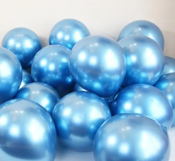 blue 15 шт., 12 дюймов, 10 дюймов, золотые, серебряные, розовые металлические латексные шарики для свадебного украшения, матовые гелиевые шарики, украшение для дня рождения, для взрослых - Цвет: blue