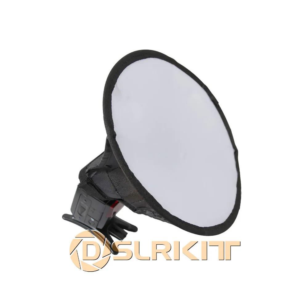 

DSLRKIT 20 см/8 "Круглая вспышка софтбокс диффузор для Canon Nikon Pentax Sony