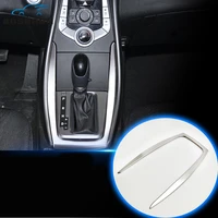 car styling stainless steel automobile gear cover stickers car accessories for hyundai elantra 2012 2013 2014 2015 2016