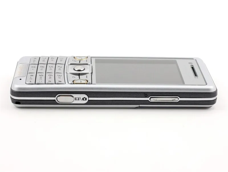 Разблокированный sony Ericsson C510 одноядерный 3.15MP Bluetooth 930 мАч FM радио Восстановленный мобильный телефон