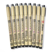 waterproof drawing pen fine line art marker ink black brush manga anime comic pen art supplies 0 2 0 25 0 3 0 35 0 4 0 45 0 5 1