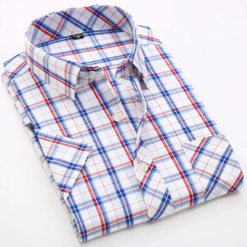 Мужские Рубашки С Коротким Рукавом В мужская Повседневная Рубашка Лето 2016