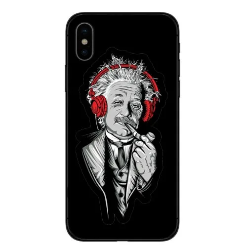 Давид Bless Virgin Mary Эйнштейн чехол для телефона с рисунком iPhone 5 5S SE 6 6S 7 8 Plus X Жесткий