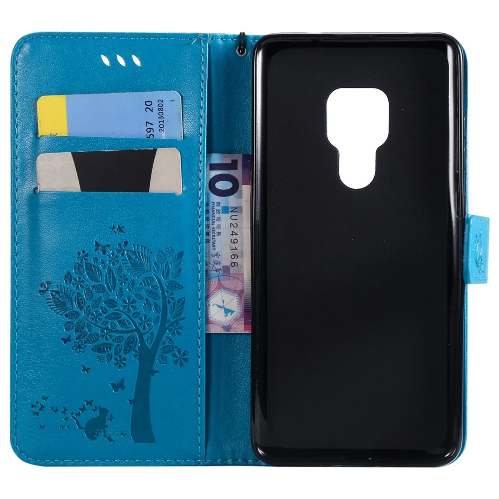 Кожаные чехлы для huawei Nova 3 3i Y9 Y6 Y5 одежда с рисунком дерева в честь 6A 8C 8X9 10 V10 Коврики 20X20 Pro Lite бабочка D06F