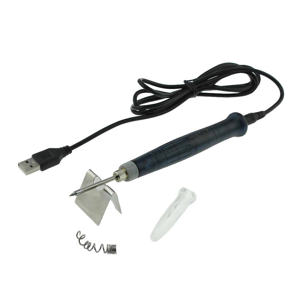 

USB Solder kit Powered Electric Soldering Iron Solder Pen Welding Gun Hand Tools Kit Fast Heating 8W 5V