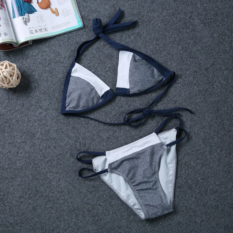 Женский купальник бикини бразильский с пуш-ап комплект из двух предметов 2019 |