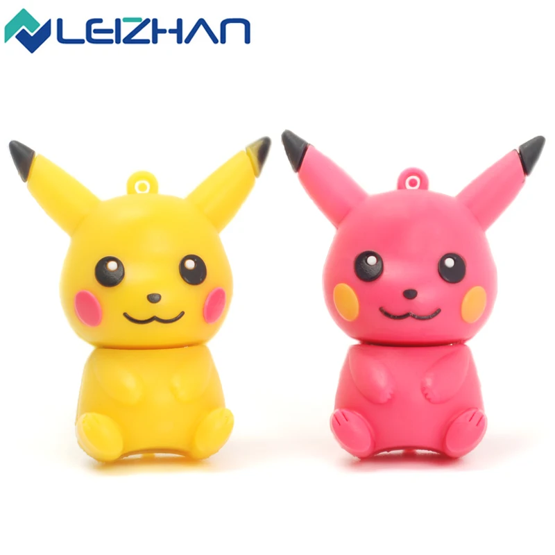 LEIZHAN милый USB флеш накопитель с персонажем карта памяти 64 ГБ 32 16 8 4 флешка Флешка