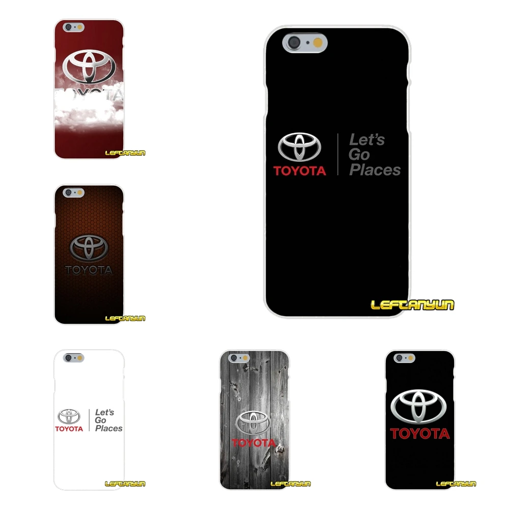 Для iPhone X 4 4S 5 5S 5C SE 6 S 7 8 плюс крутой автомобиль toyota логотип мягкий силиконовый