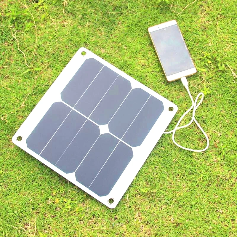 Новый 10 Вт 5 В 2A высокая эффективность sunpower Панели солнечные Зарядное устройство