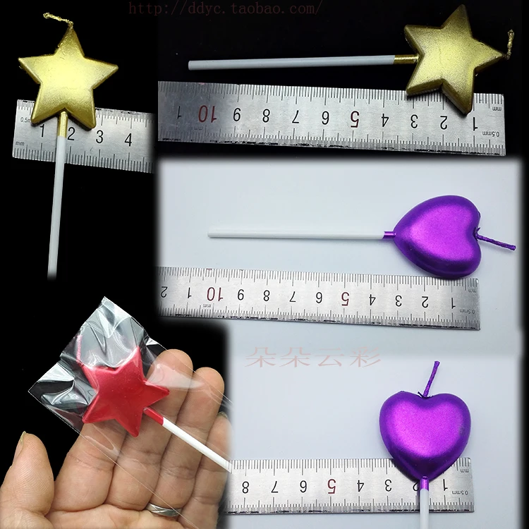 Одиночная металлическая краска из чистого золота пятиконечная звезда любовь