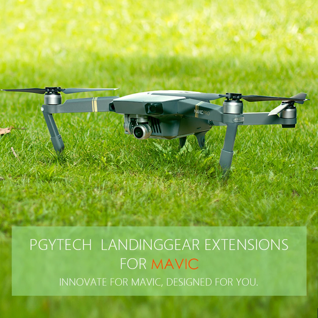 PGYTECH DJI Mavic Pro посадочная Шестерня Расширенная для ног с поддержкой защиты