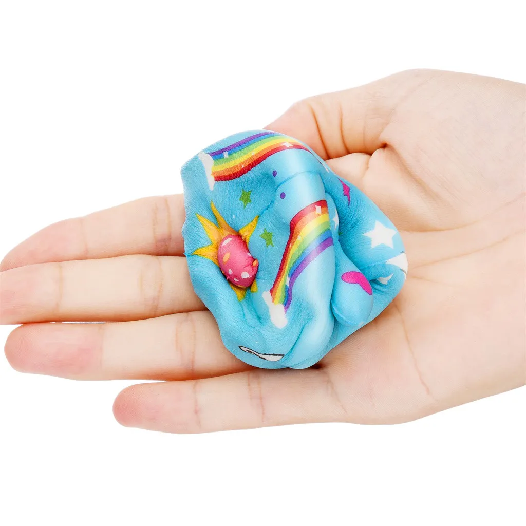 Новинка 2019! Модные мягкие игрушки Kawaii Narwhal медленно растущий крем