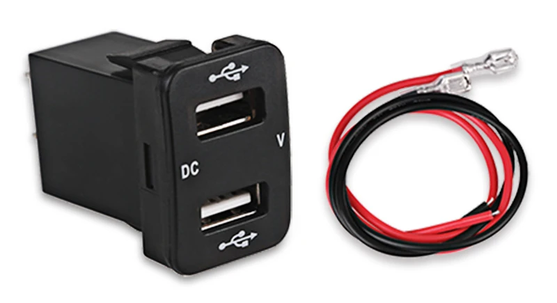WATERWICH DC 12 В USB розетка зарядное устройство измеритель напряжения вольтметр прикуриватель 2 порта адаптер питания интерфейс зарядное устройство для Toyota