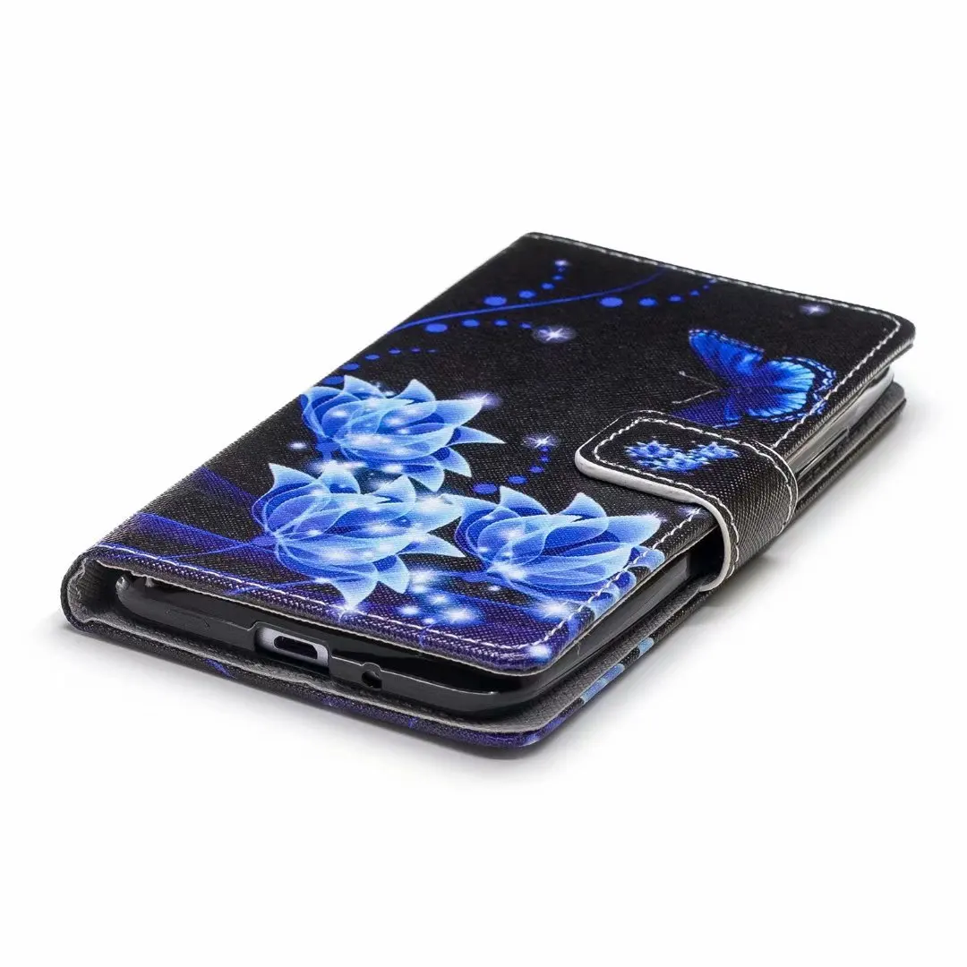Кожаный бумажник с цветочным рисунком для Xiaomi mi 8 SE Lite A1 A2 F1 Red mi 5 Plus 6A 4X 5A Prime Go mi x 2S S2 6 Pro Note 7 чехол с откидной крышкой