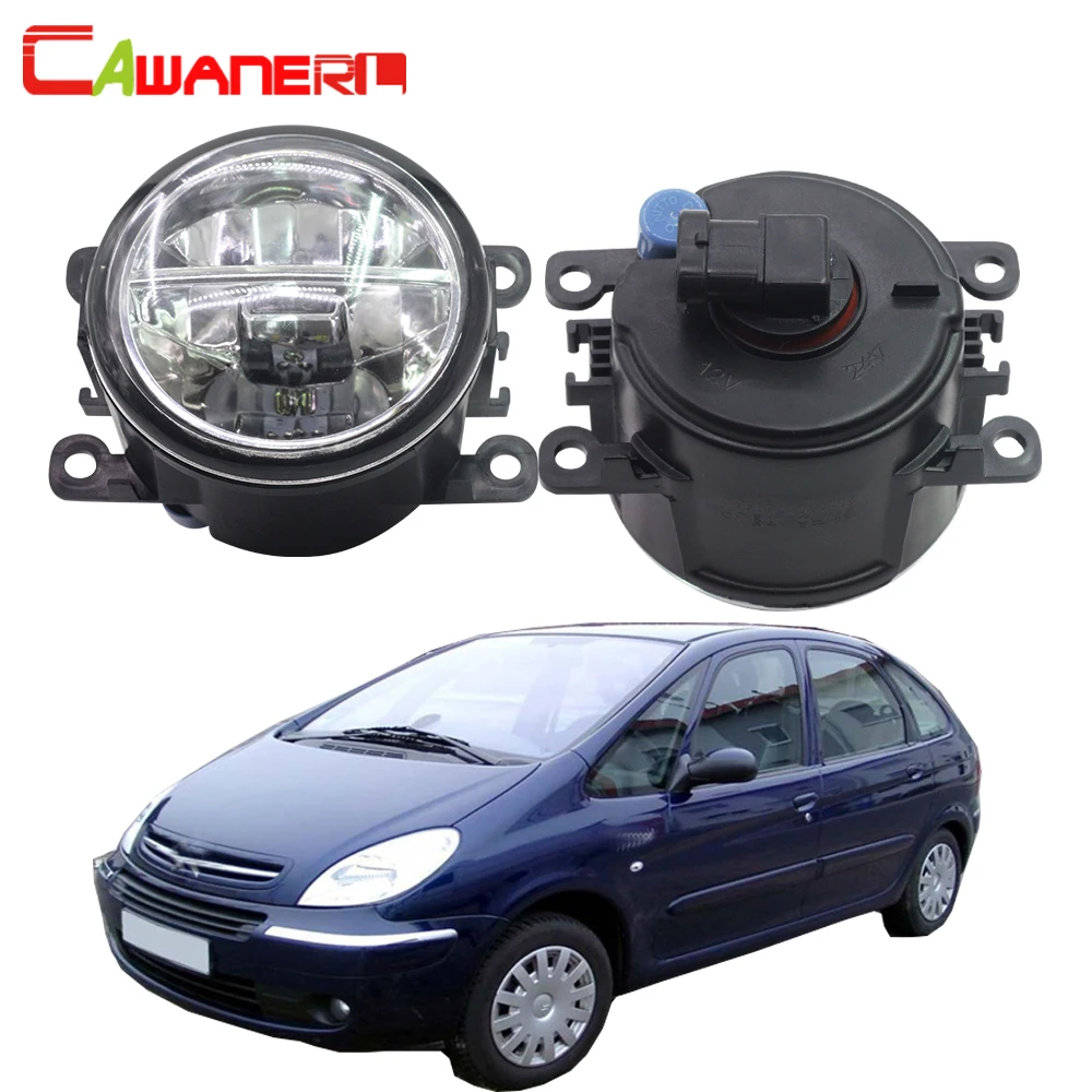 Cawanerl для Citroen Xsara Picasso MPV N68 1999- автомобильный H11 Светодиодный противотуманный светильник 4000лм белый 6000 К дневные ходовые огни DRL 2 шт