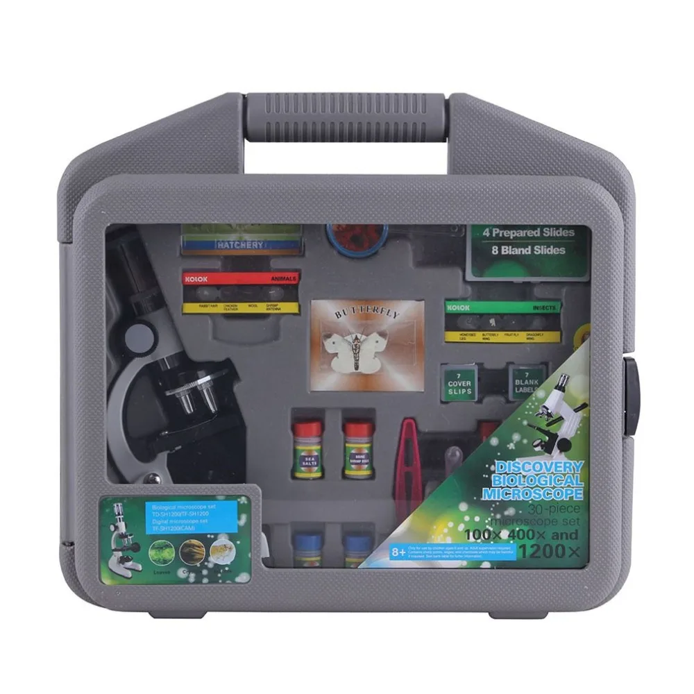 Новые студенты модные креативные HD высокой мощности Портативный микроскоп 1200