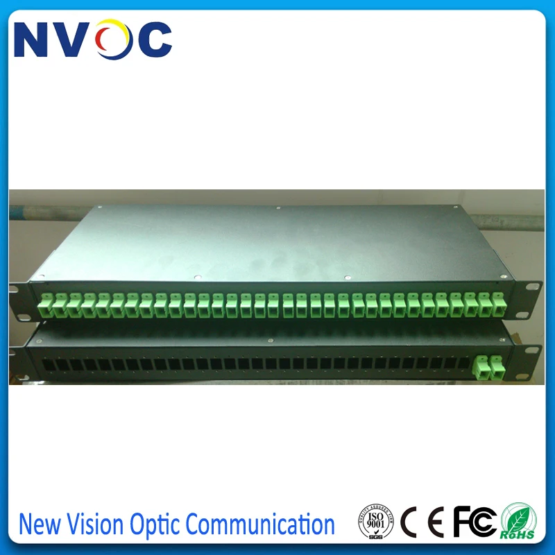 Бесплатная доставка 19 дюймов 1U RackMount 2*16 PLC стойка (включая сплиттер ABS коробка 2 0 мм