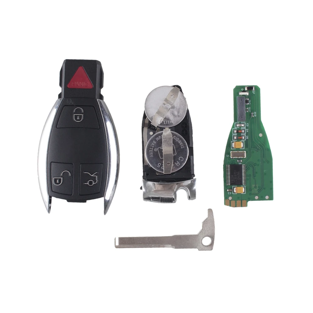KEYYOU 3 + 1 кнопочный дистанционный Автомобильный ключ для Mercedes Benz A class/B class/C class/Sprinter
