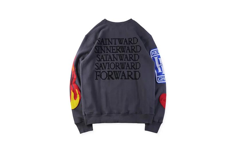 INS super fire AstroWorld/флисовая толстовка большого размера с объемным вышитым принтом в