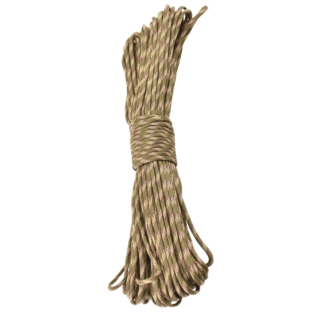100FT 31 м Paracord парашютом шнура веревка шнурок кемпинг-параккорд Guyline палатка веревка 9 Strand Отдых на природе с парашютом шнура веревка - Цвет: Camouflage