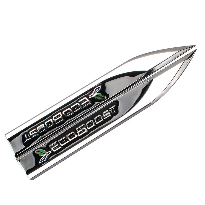 1 комплект = 2 шт. 3D металла Ecoboost автомобиль внедорожник Грузовик сторона Fender