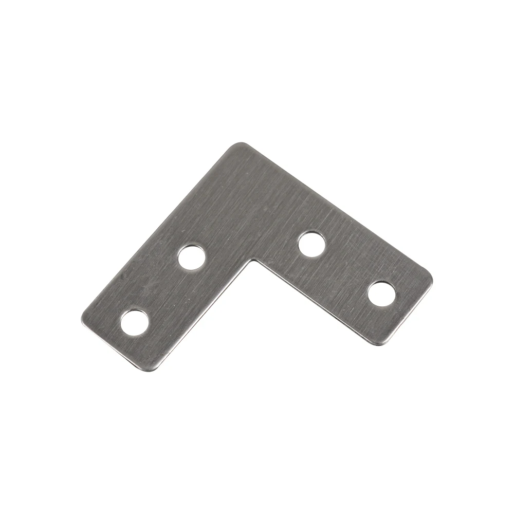10 Pieces Stainless Steel 40 x 40mm Silver T Shape Brace Brackets Mending Plates Repair Fixing Joining Match with Screws | Обустройство