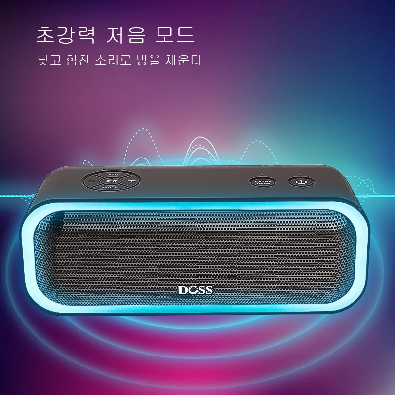 Беспроводная колонка DOSS Mini TWS SoundBox Pro портативный стерео динамик с поддержкой