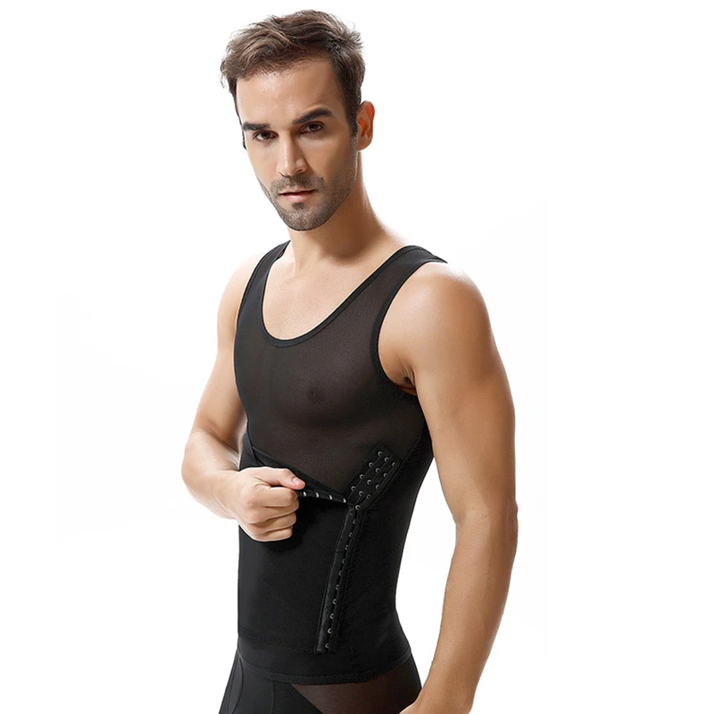 Мужское нижнее белье мужские боди жилеты компрессионное тонкая майка тонкий